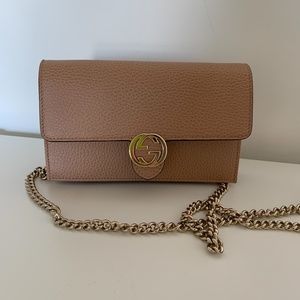 Brand New Nude Gucci Crossbody